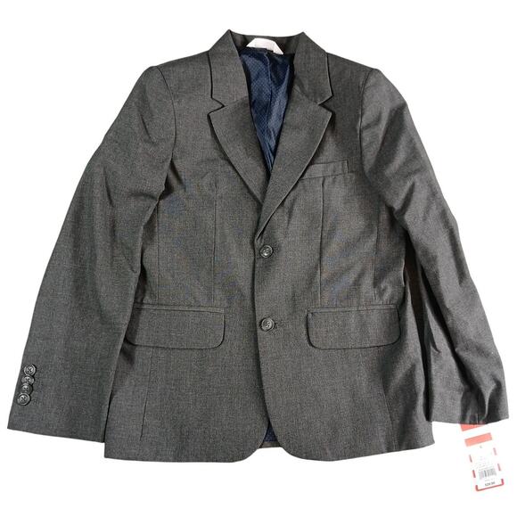Cat & Jack Blazer Boys 8 Grey Sports Jacket Formal Suit Church NWT - Picture 1 of 8